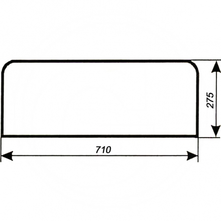 Szyba tylna dolna | 80368141