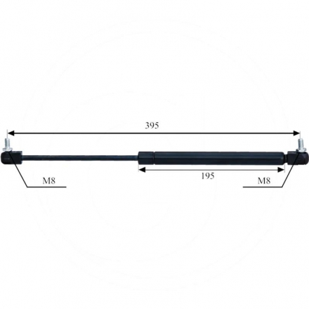 Sprężyna gazowa drzwi i szyby tylnej | 88368200