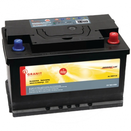 Akumulator 12V 74Ah zalany | 57051, 57217, 57220, 57113, 57114