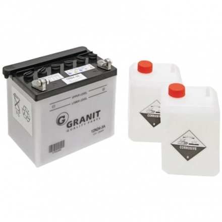 Akumulator 12 V / 24 Ah z kwasem | BT12N24.3A-TAS, 550885