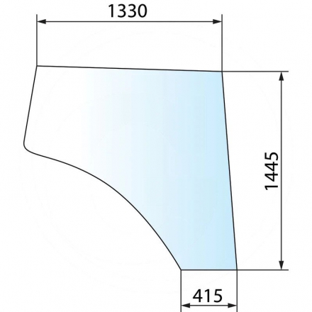 Szyba boczna prawa | 931812041050