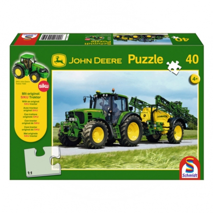 Puzzle dla dzieci Schmidt Spiele John Deere 6630 z opryskiwaczem 