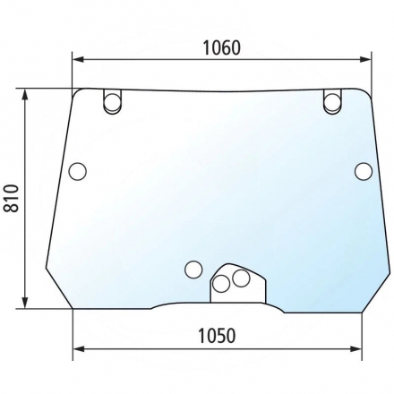Szyba przednia otwierana | 0.014.3967.0, 0.012.1429.0/10