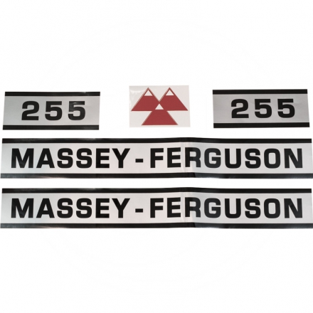 AGTECH Naklejka na maskę Massey Ferguson MF255 | 1668098M94