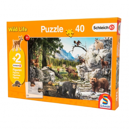 Schmidt Puzzle Zwierzęta lasu, 40 elementów