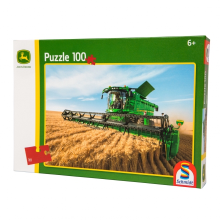 Puzzle John Deere kombajn S690 Schmidt, 100 elementów