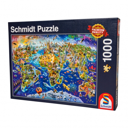 Schmidt Puzzle, Odkryj nasz świat, 1000 elementów