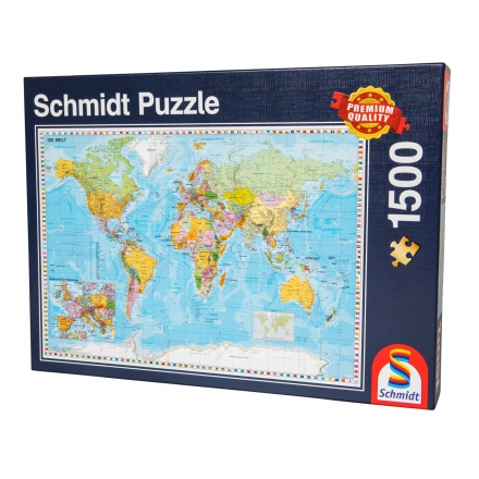 Schmidt Puzzle, Świat, 1500 elementów