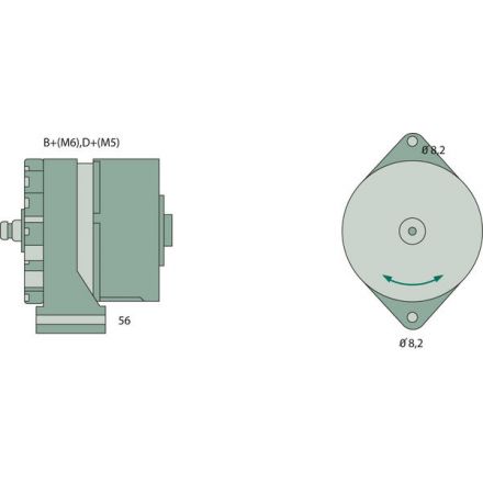 Bosch Generator | AZ23575, AL36100