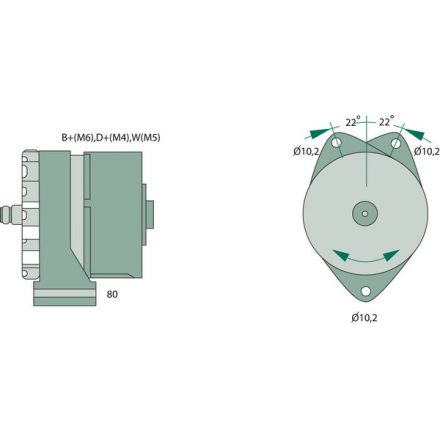 Bosch Generator | 82DB 10346 AA
