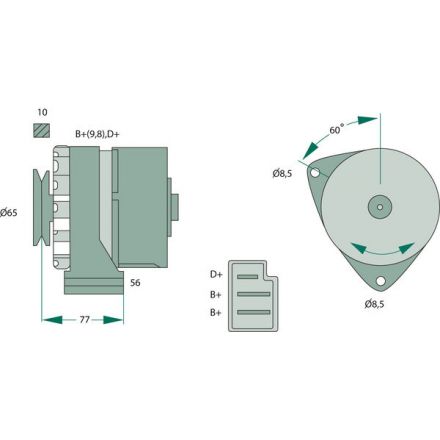 Bosch Generator | 3880.0090.021, 6100.0090.072
