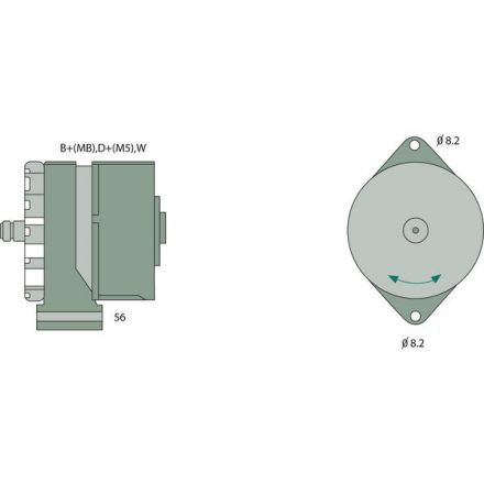 Bosch Generator | AL81437, AL60033, AL67176, AL78690, AZ38462