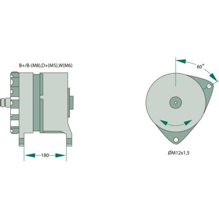 Bosch Generator | 7 421 355 000, 81 26101 6081, 81 26101 6079, 81 26101 6072, 81 26101 6064
