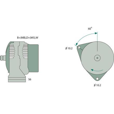 Bosch Generator | AL114092, AL111675