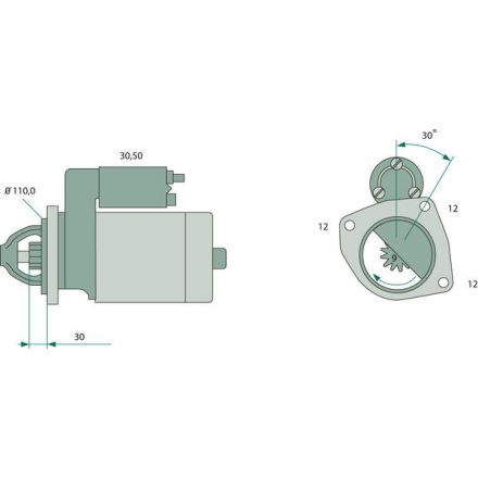 Bosch Rozrusznik | 4713806, 4807376, 4737759, 4719666, 4755110