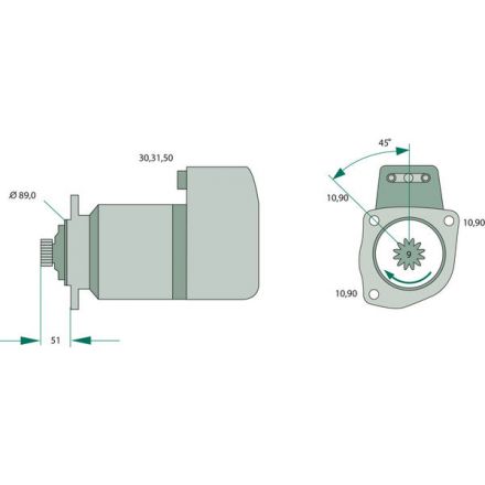 Bosch Rozrusznik | 003 151 59 01