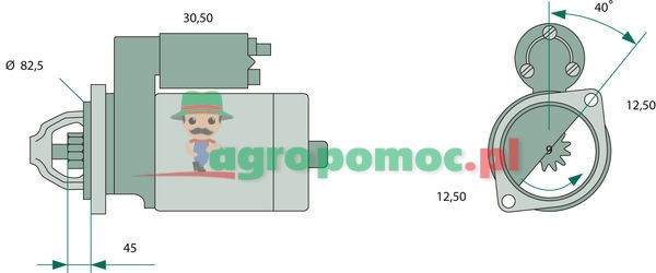 Bosch Rozrusznik | 068 911 023MX, 068 911 023MX