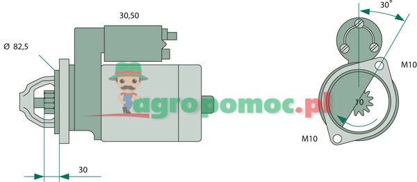 Bosch Rozrusznik | 004 151 31 01, 003 151 93 01