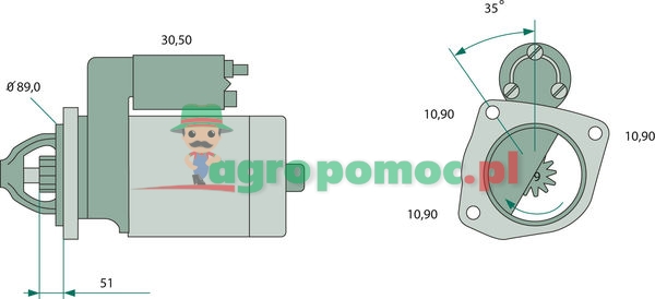 Bosch Rozrusznik | 241599, 4785538, 4785539, 4880692, 4880693