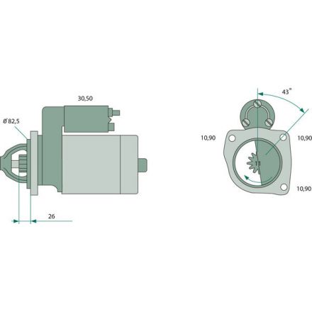 Bosch Rozrusznik | 01177441, 01178670