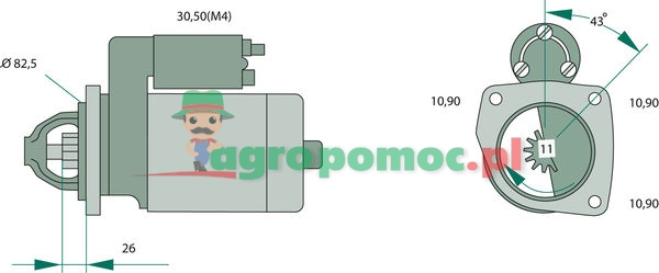 Bosch Rozrusznik | 117 8671, 117 7442, 117 1750, 118 1101, 118 2126, 118 2390