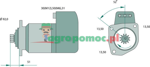 Bosch Rozrusznik | 3964839, 1547049, 3095060, 8113165, 85000087, 8113918, 20430564