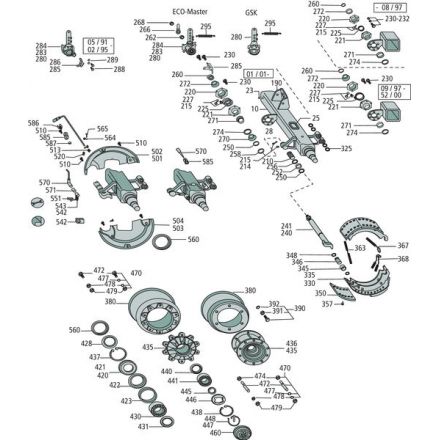 BPW Bęben hamulcowy