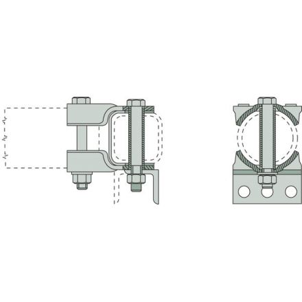 BPW Zacisk osi | 05.820.50.55.0