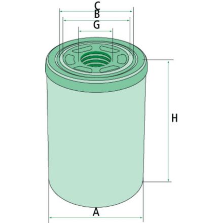 Filtr oleju hydraulicznego/przekładniowego | 87413810