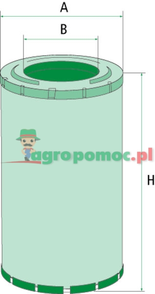 Filtr powietrza | 5019414