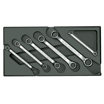 GEDORE Klucz oczkowy podwójny - zestaw | 1500 ES-2 B