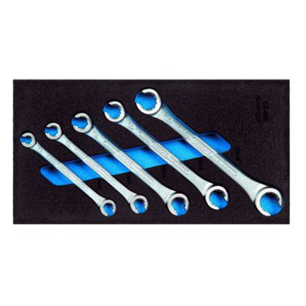 GEDORE Klucze oczkowe podwójne, otwarte | 1500 ES-400