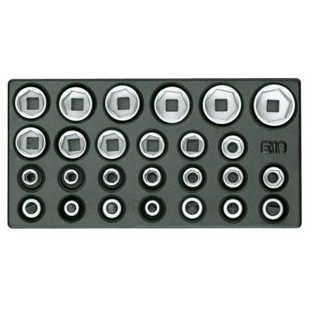 GEDORE Nasadki do kluczy nasadowych 1/2" | 1500 ES-19 IS