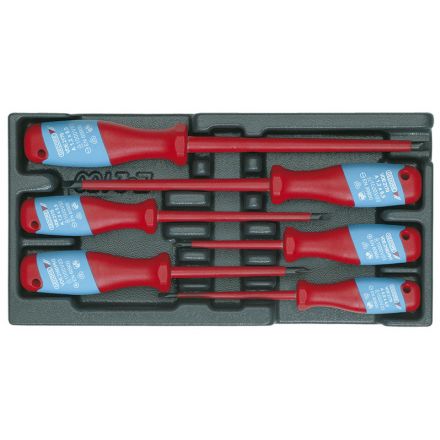 GEDORE Zestaw wkrętaków, VDE (dla elektryków) | 1500 ES-VDE 2170 PZ