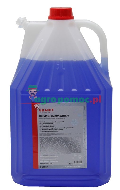 Koncentrat płynu przeciw zamarzaniu do spryskiwaczy