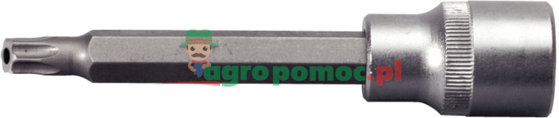 KS Tools 1/2" Bit-Stecknuss für TX-Schrauben mit Stirnlochbohrung, lang, TB20