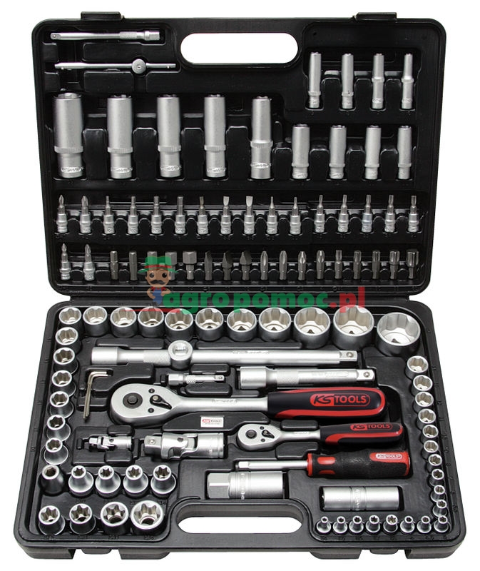 KS Tools 1/4" +1/2" SUPERLOCK Steckschlüssel-Satz, 108-tlg.