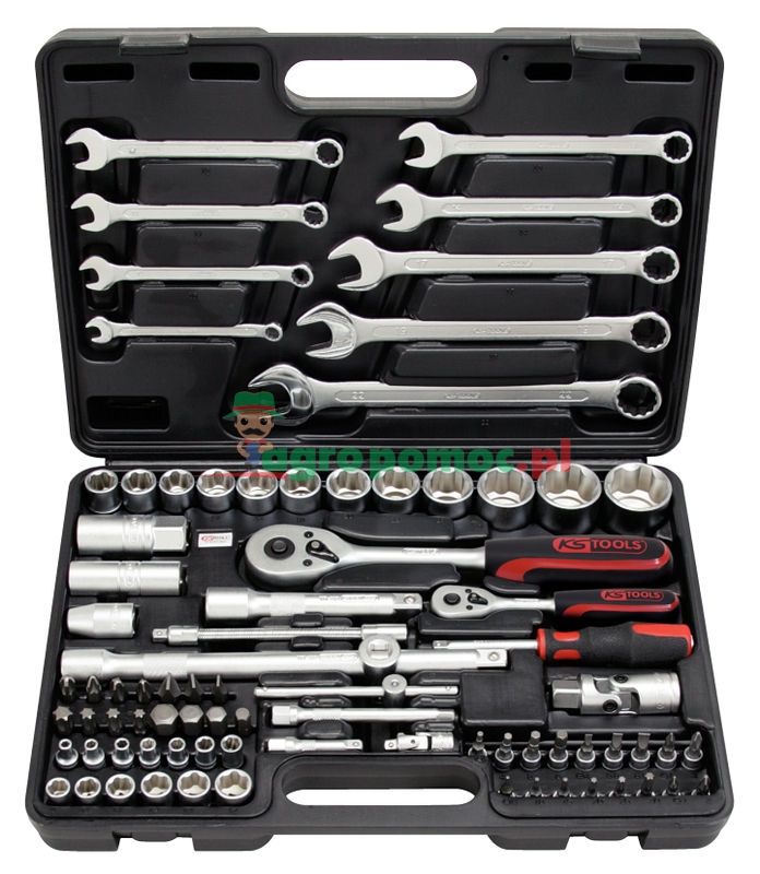 KS Tools 1/4" +1/2" SUPERLOCK Steckschlüssel-Satz, 82-tlg.