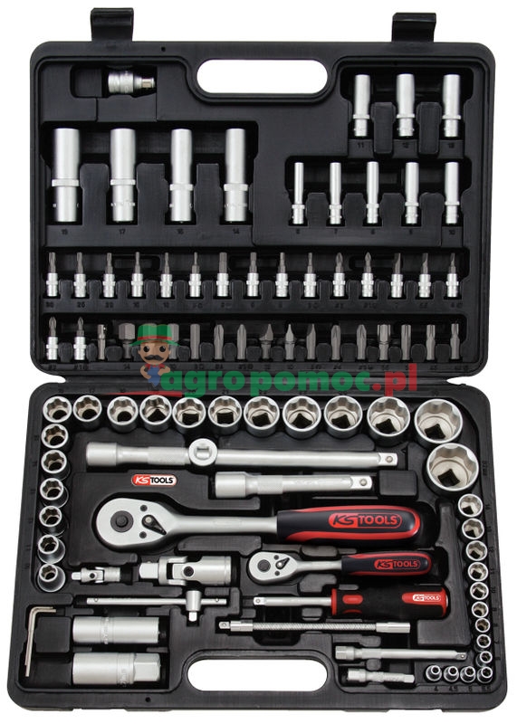 KS Tools 1/4" + 1/2" SUPERLOCK Zestaw klucza nasadowego