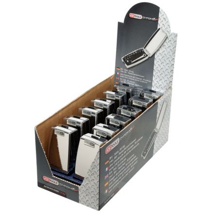 KS Tools 1/4" CHROMEplus® Bit-Satz-Display, 12-tlg.