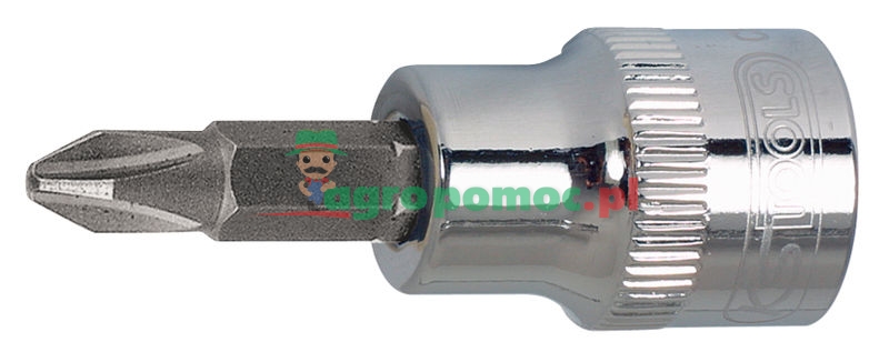KS Tools 1/4" CHROMEplus® Bit-Stecknuss für Kreuzschlitz-Schrauben PH, PH3