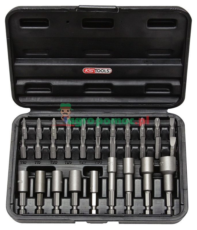 KS Tools 1/4" CLASSIC Bit- und Einschraubwerkzeug-Satz, 31-tlg.