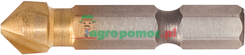 KS Tools 1/4" HSS TiN Kegel- und Entgratsenker-Bit 90°, 6,3mm