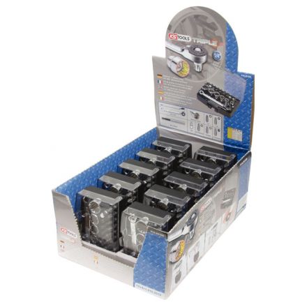 KS Tools 1/4" TRIPLEplus® Bit-Satz-Display, 10-tlg.