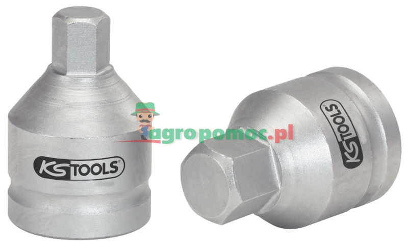 KS Tools 3/4" Kraft-Bit-Stecknuss für Innensechskantschrauben, kurz, 17mm