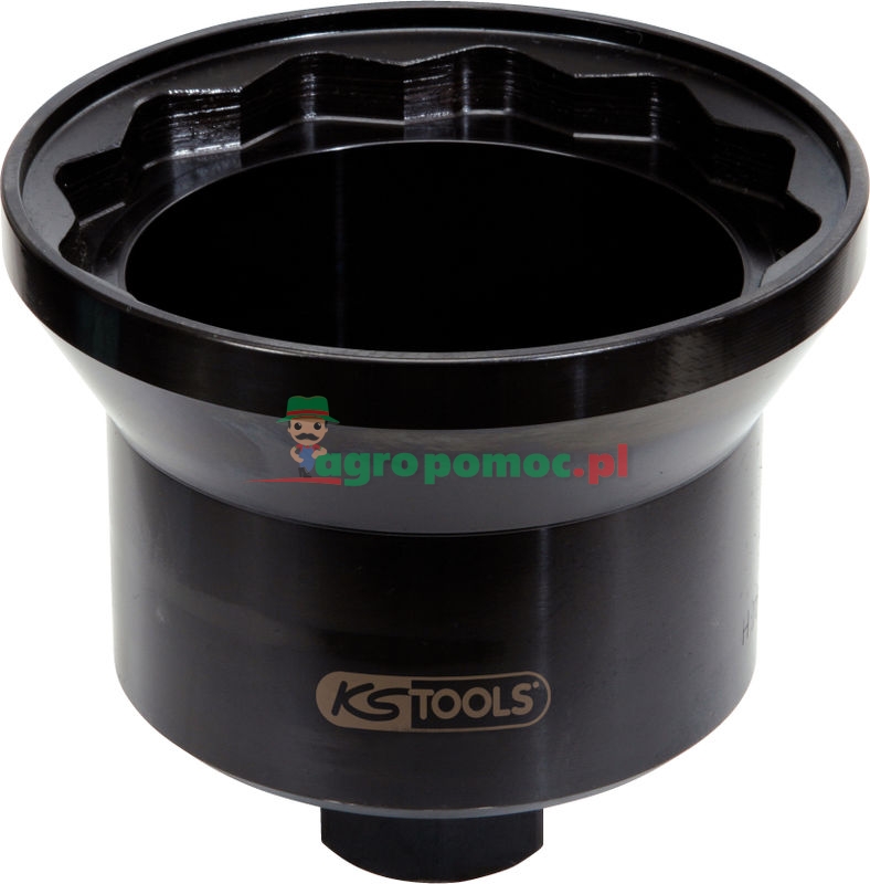 KS Tools 3/4" Nasadka nakrętki osi 95mm z paskiem, Ø 118mm