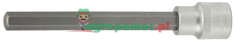 KS Tools 3/8" Bit-Stecknuss für Innensechskant-Schrauben, lang, 8mm