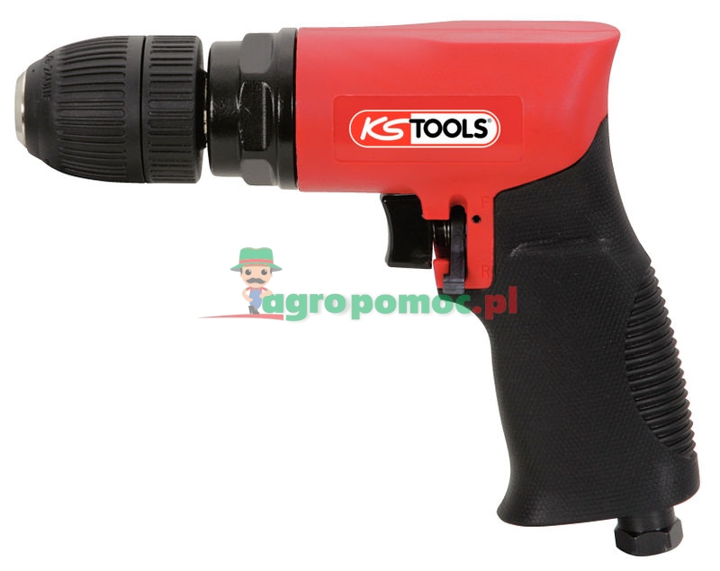 KS Tools 3/8" Druckluft-Bohrmaschine, 1.800 U/min, max.6,3bar, 1/4'' NPT