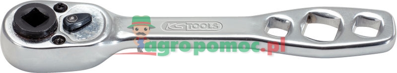 KS Tools 4in1 Kälte-Klima-Ratsche, umschaltbar, 157mm