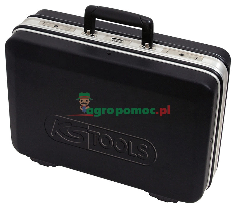 KS Tools ABS Hartschalen-Werkzeugkoffer mit gehärtetem Aluminiumrahmen, L460xB310xH180mm